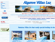 Tablet Screenshot of algarve-villas-luz.com